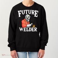 Future Welder Welding Helmet Metal Fabrication Fusing MIG Women's Sweatshirt thumb 0