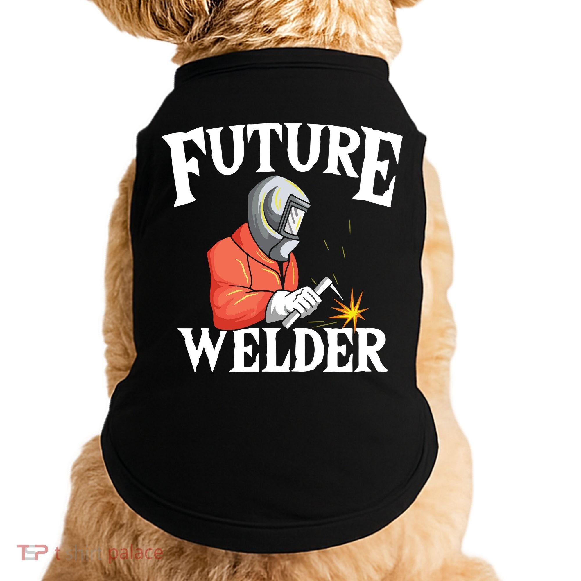 Future Welder Welding Helmet Metal Fabrication Fusing MIG Doggie Tank