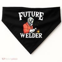 Future Welder Welding Helmet Metal Fabrication Fusing MIG USA-Made Doggie Bandana thumb 0