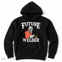 Future Welder Welding Helmet Metal Fabrication Fusing MIG Hoodie thumb 0
