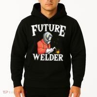 Future Welder Welding Helmet Metal Fabrication Fusing MIG Hoodie thumb 2