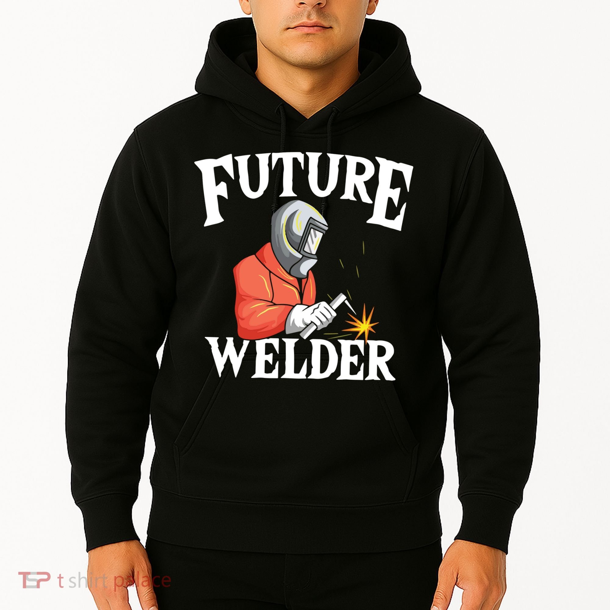 Future Welder Welding Helmet Metal Fabrication Fusing MIG Hoodie