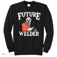Future Welder Welding Helmet Metal Fabrication Fusing MIG Sweatshirt thumb 0