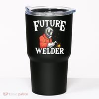 Future Welder Welding Helmet Metal Fabrication Fusing MIG Tumbler thumb 0