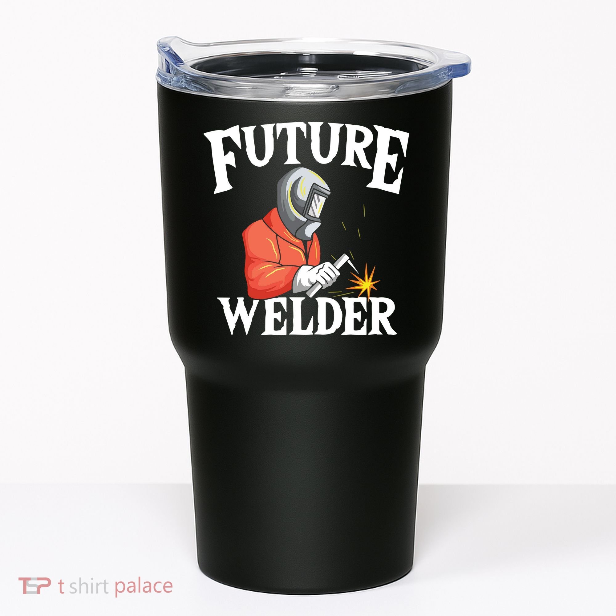Future Welder Welding Helmet Metal Fabrication Fusing MIG Tumbler