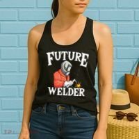 Future Welder Welding Helmet Metal Fabrication Fusing MIG Women's Tank Top thumb 2