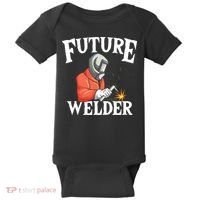 Future Welder Welding Helmet Metal Fabrication Fusing MIG Baby Bodysuit thumb 0
