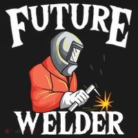 Future Welder Welding Helmet Metal Fabrication Fusing MIG Baby Bodysuit thumb 2