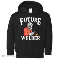 Future Welder Welding Helmet Metal Fabrication Fusing MIG Toddler Hoodie thumb 0