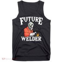Future Welder Welding Helmet Metal Fabrication Fusing MIG Tank Top thumb 0