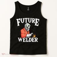 Future Welder Welding Helmet Metal Fabrication Fusing MIG Tank Top thumb 2