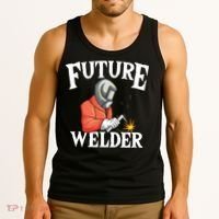 Future Welder Welding Helmet Metal Fabrication Fusing MIG Tank Top thumb 3