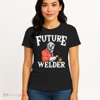Future Welder Welding Helmet Metal Fabrication Fusing MIG Women's T-Shirt thumb 4