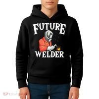 Future Welder Welding Helmet Metal Fabrication Fusing MIG Kids Hoodie thumb 4
