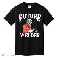 Future Welder Welding Helmet Metal Fabrication Fusing MIG Kids T-Shirt thumb 0