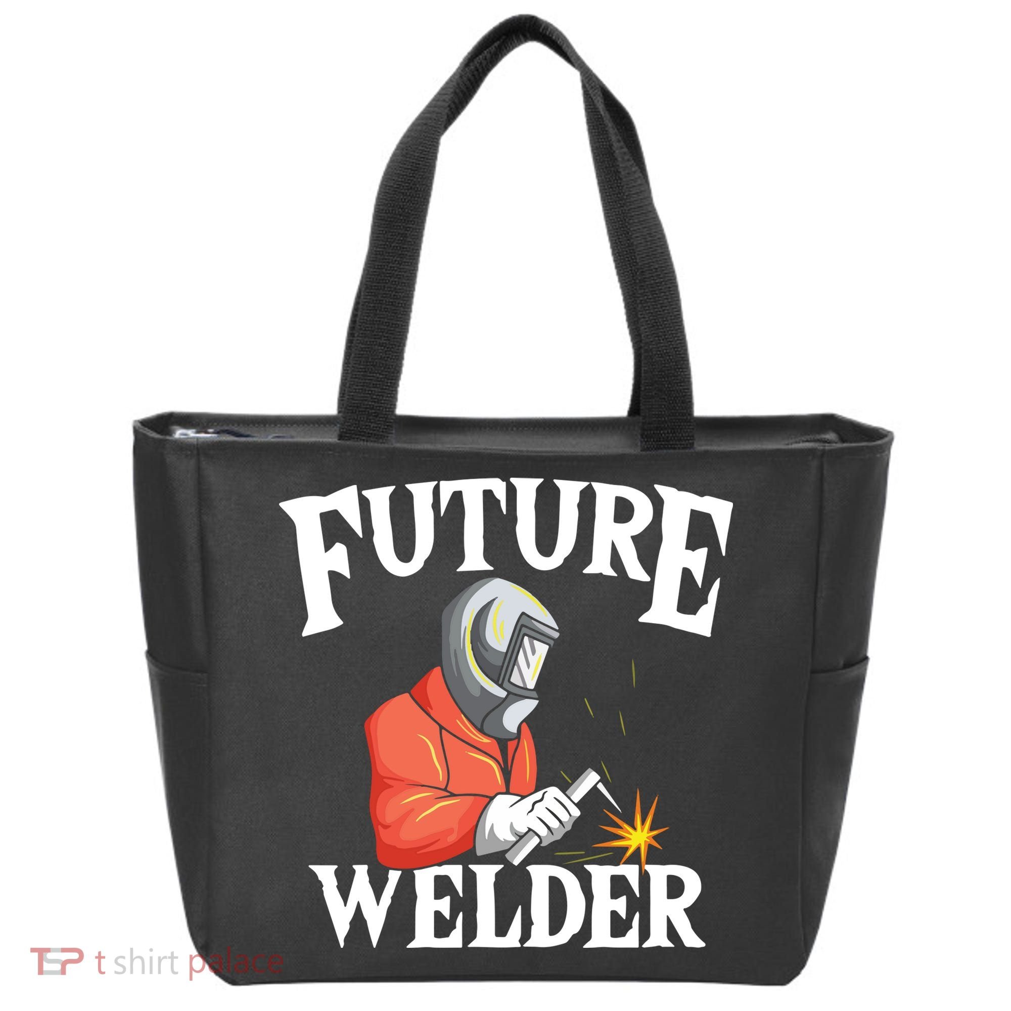 Future Welder Welding Helmet Metal Fabrication Fusing MIG Tote Bag