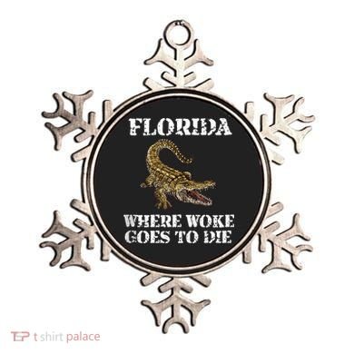 Florida Where Woke Goes To Die Alligator Ornament