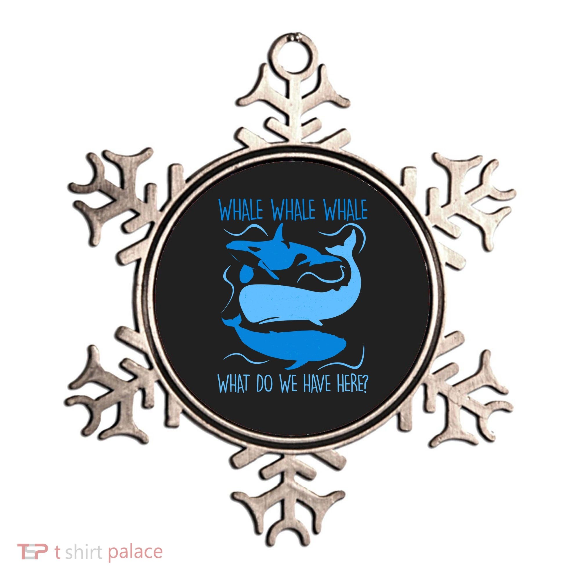 Funny Whale Whale Whale What Do We Have Here? Ornament