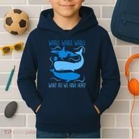 Funny Whale Whale Whale What Do We Have Here? Kids Hoodie thumb 2