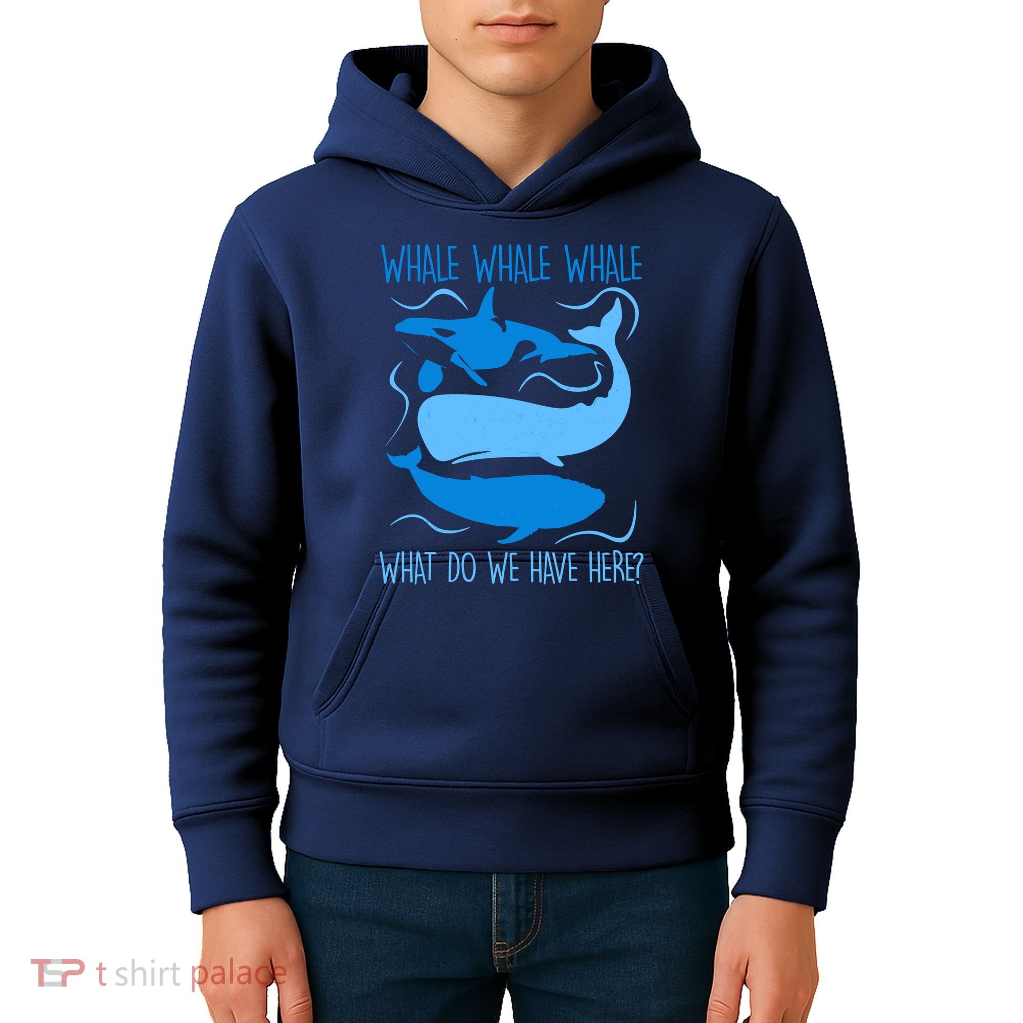 Funny Whale Whale Whale What Do We Have Here? Kids Hoodie