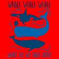 Funny Whale Whale Whale What Do We Have Here? Santa Hat thumb 1
