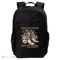Faith We Walk By Faith Not By Sight Christian Backpack thumb 0