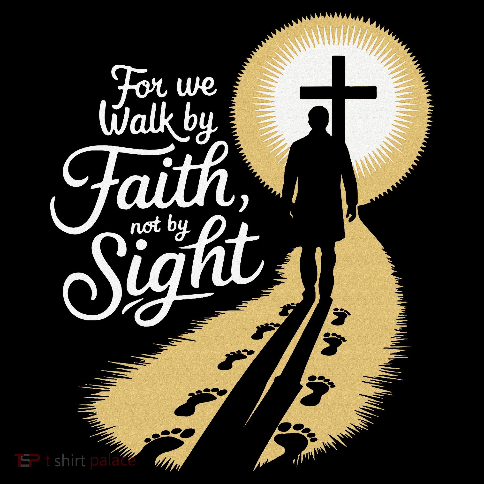 For We Walk Faith Not By Sight Christian Bible Verse Coffee Mug