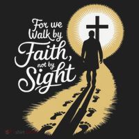 For We Walk Faith Not By Sight Christian Bible Verse Beanie thumb 2