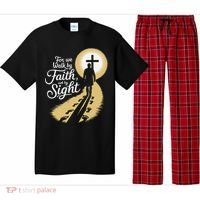 For We Walk Faith Not By Sight Christian Bible Verse Pajama Set thumb 0