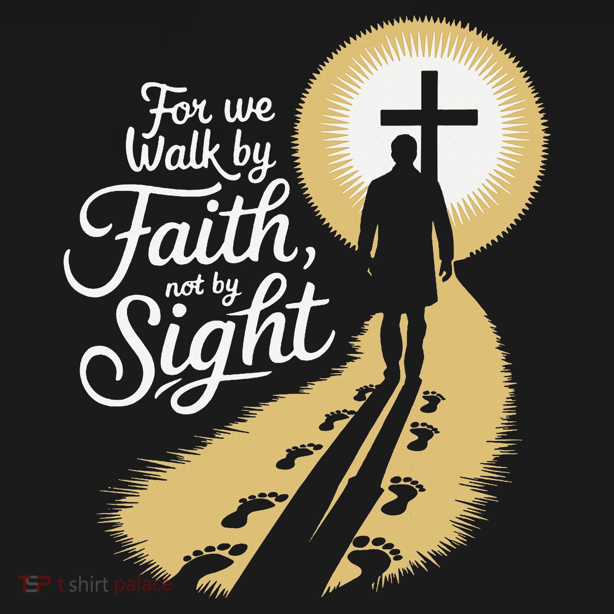 For We Walk Faith Not By Sight Christian Bible Verse Women's Hoodie