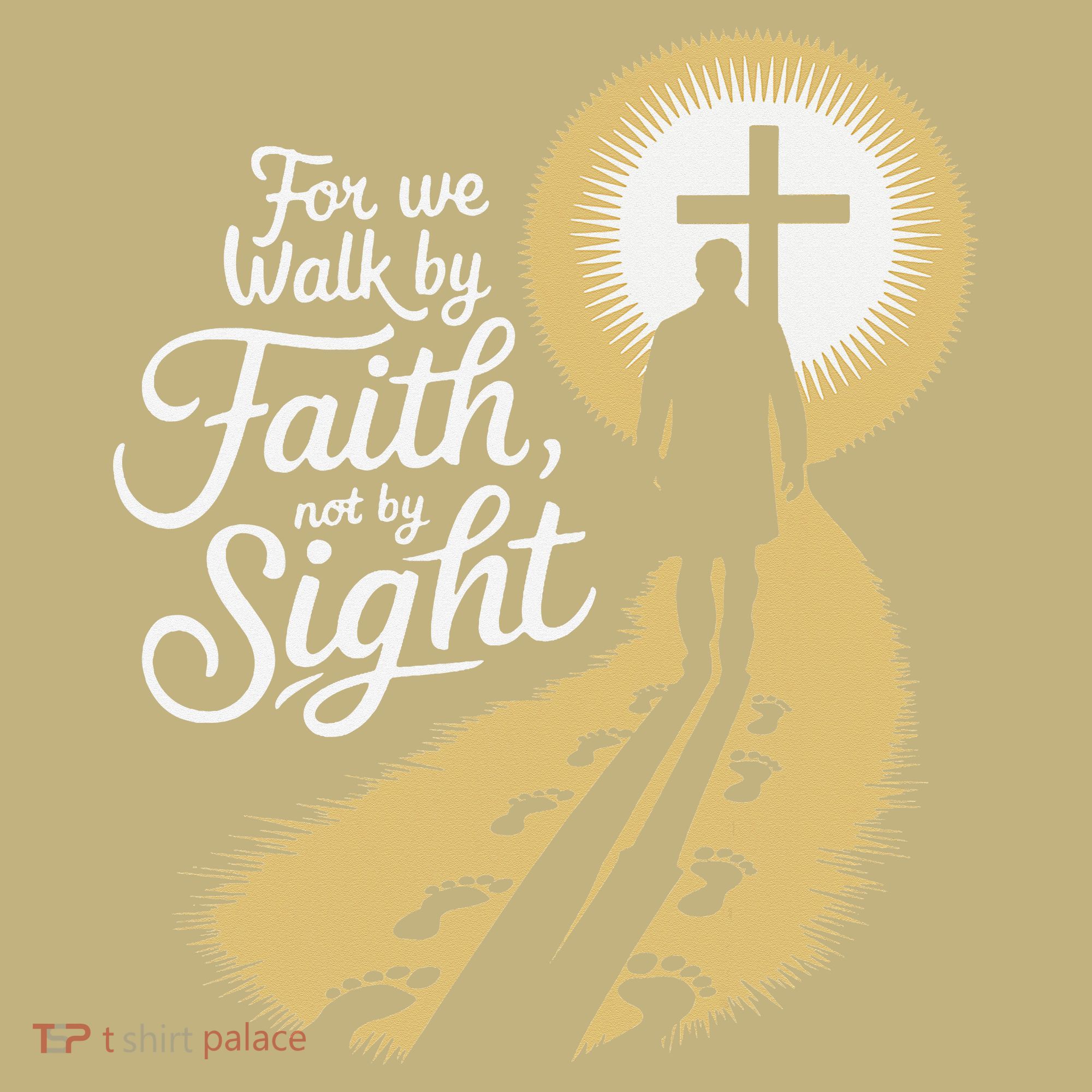 For We Walk Faith Not By Sight Christian Bible Verse Mousepad