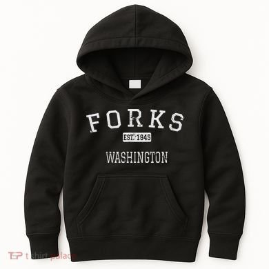 Forks Washington Wa Vintage Kids Hoodie