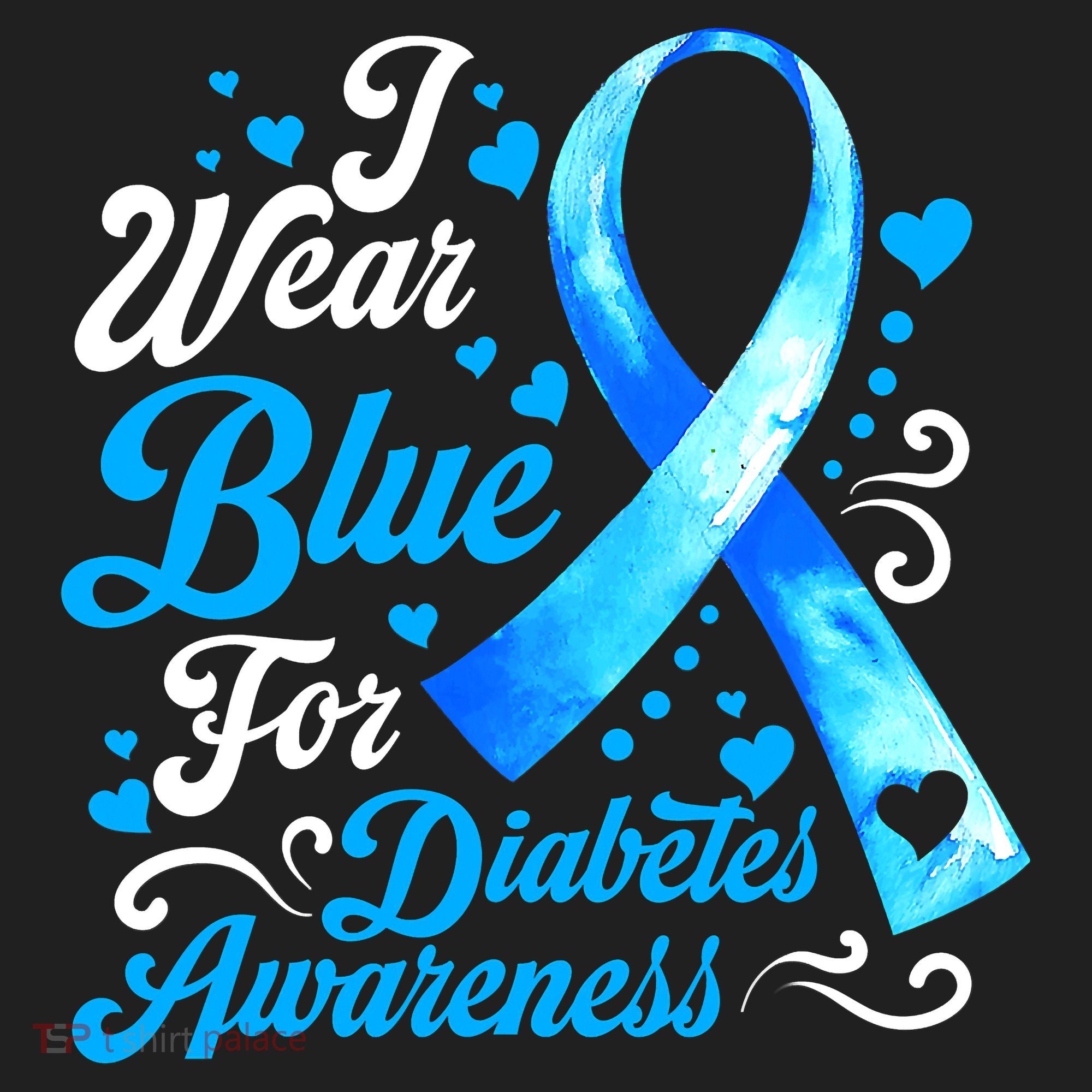 Funny We Wear Blue Ribbon Diabetes Awareness Gift  Hat
