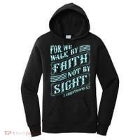 For We Walk By Faith Not By Sight Women's Hoodie thumb 0