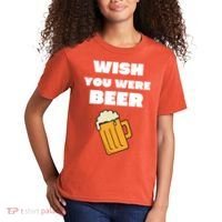 Funny Wish You Were Beer Kids T-Shirt thumb 2