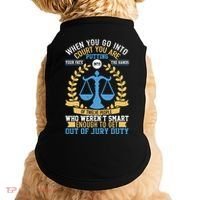 Funny When You Go Into Court Doggie Tank thumb 0