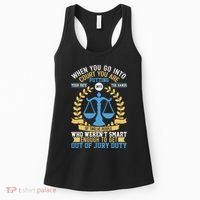 Funny When You Go Into Court Women's Tank Top thumb 0