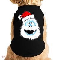 Funny Xmas Abominable Snowman Bigfoot Yeti Retro Christmas Doggie Tank thumb 0