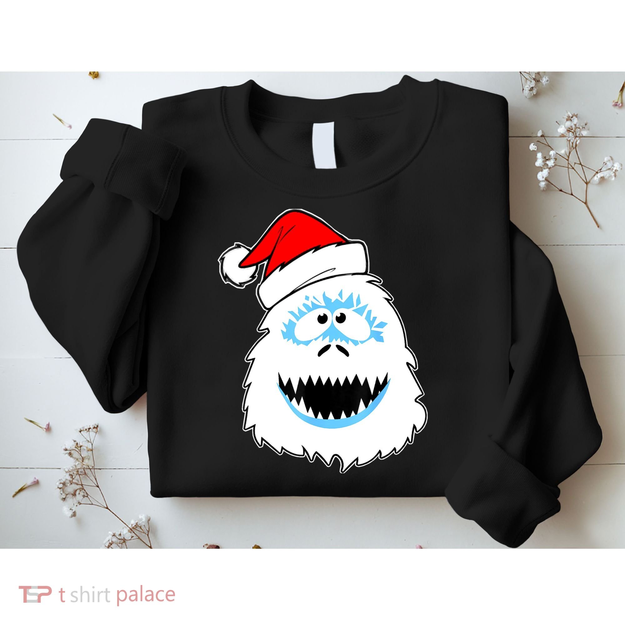 Funny Xmas Abominable Snowman Bigfoot Yeti Retro Christmas Sweatshirt