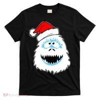 Funny Xmas Abominable Snowman Bigfoot Yeti Retro Christmas T-Shirt thumb 0