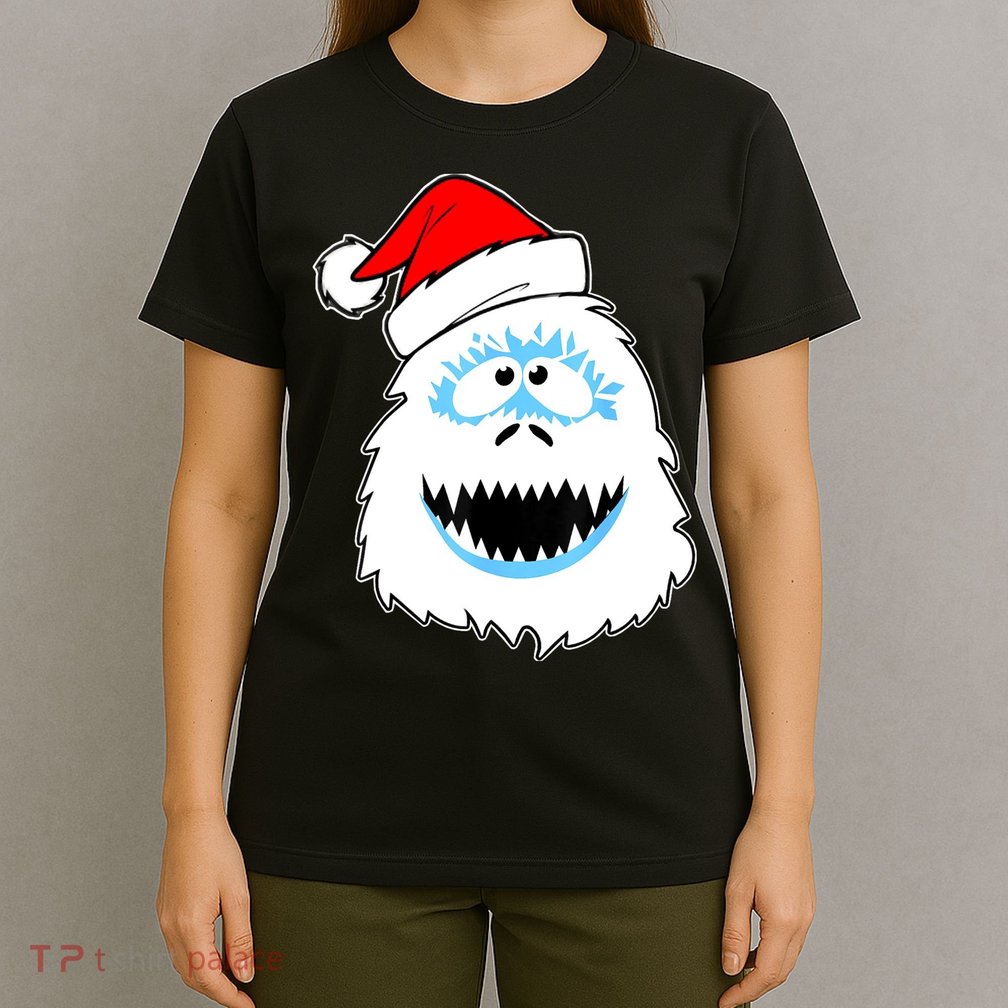 Funny Xmas Abominable Snowman Bigfoot Yeti Retro Christmas T-Shirt