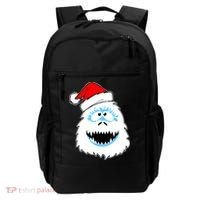 Funny Xmas Abominable Snowman Bigfoot Yeti Retro Christmas Backpack thumb 0