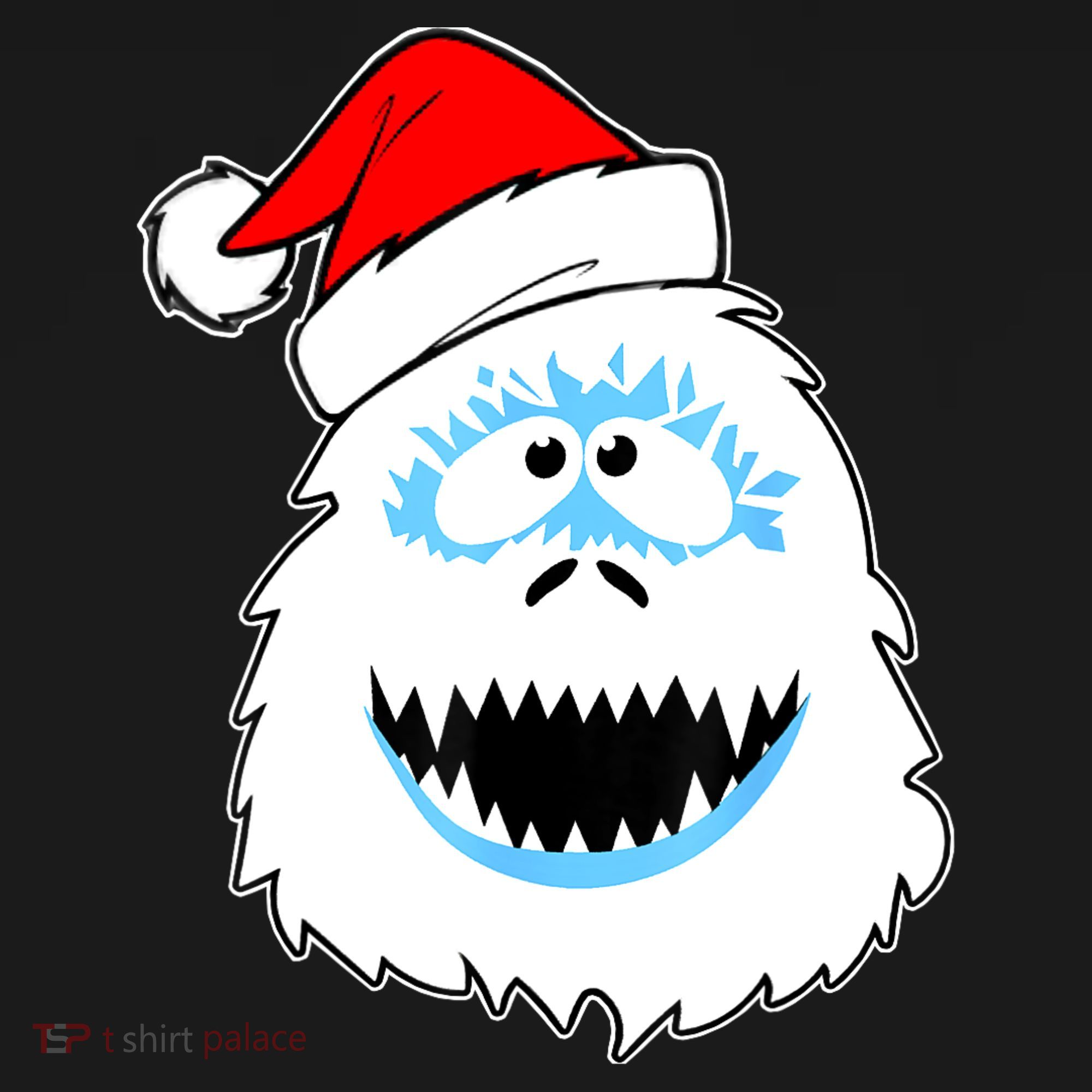 Funny Xmas Abominable Snowman Bigfoot Yeti Retro Christmas Ornament