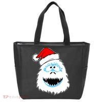 Funny Xmas Abominable Snowman Bigfoot Yeti Retro Christmas Tote Bag thumb 0