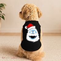 Funny Xmas Abominable Snowman Bigfoot Yeti Retro Christmas Doggie Tank thumb 2