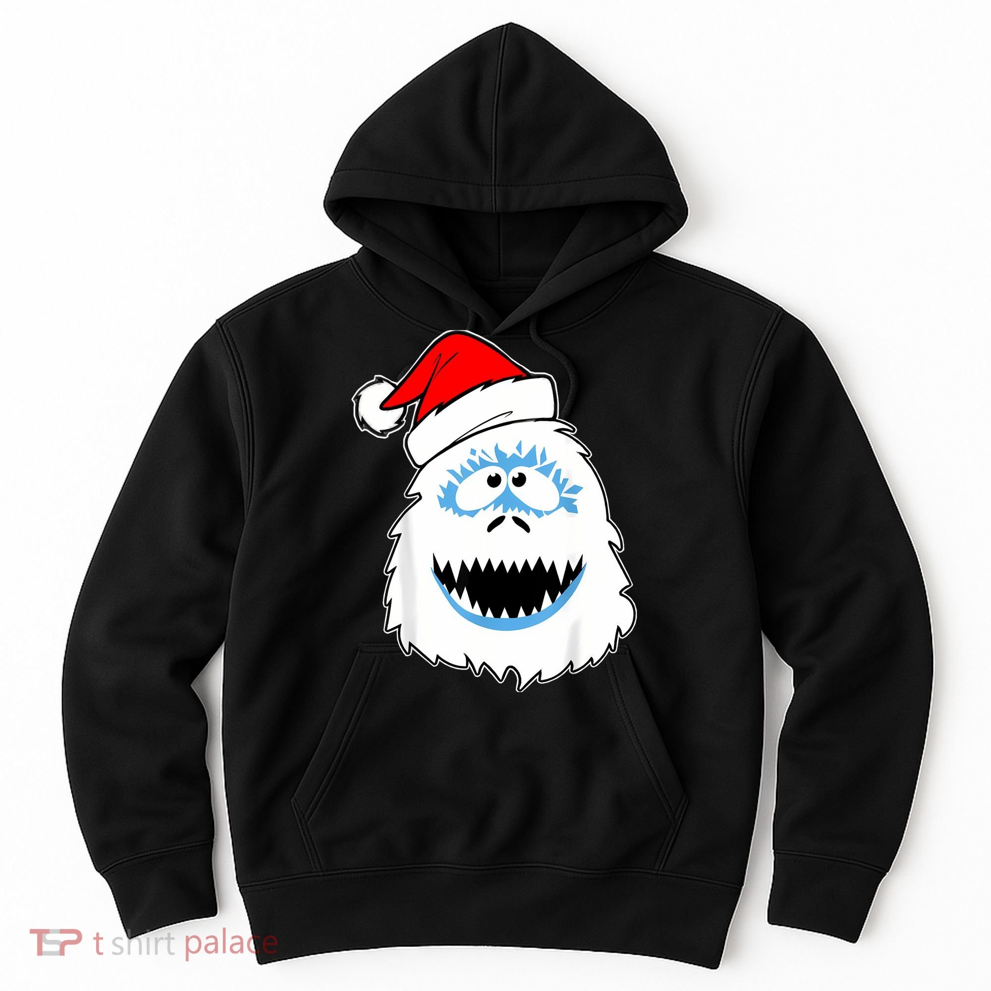 Funny Xmas Abominable Snowman Bigfoot Yeti Retro Christmas Hoodie