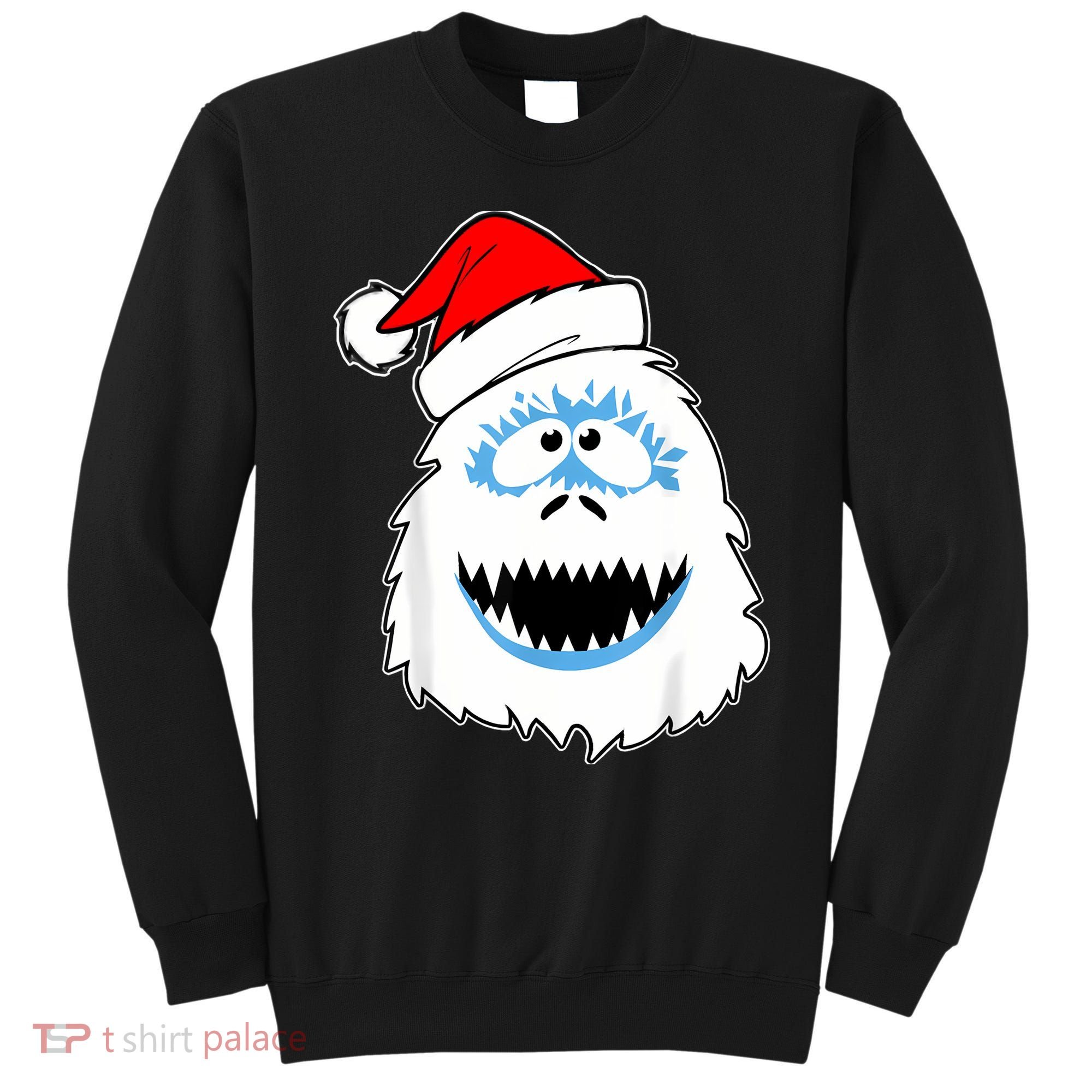 Funny Xmas Abominable Snowman Bigfoot Yeti Retro Christmas Sweatshirt