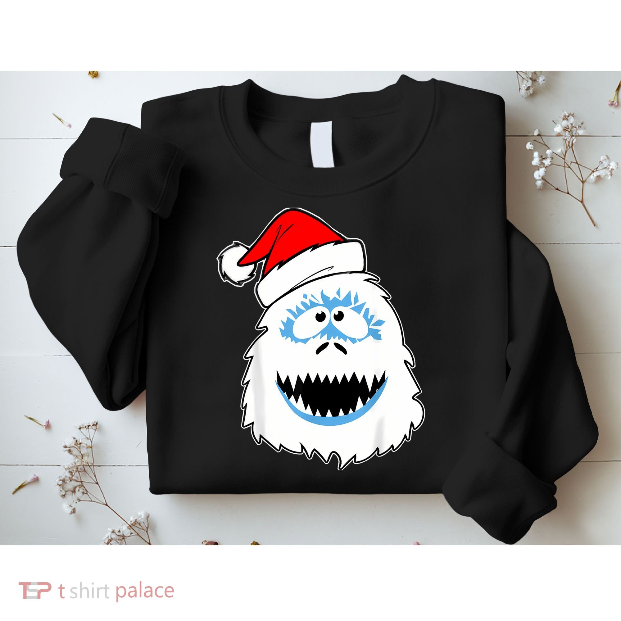 Funny Xmas Abominable Snowman Bigfoot Yeti Retro Christmas Sweatshirt