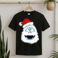Funny Xmas Abominable Snowman Bigfoot Yeti Retro Christmas T-Shirt thumb 2