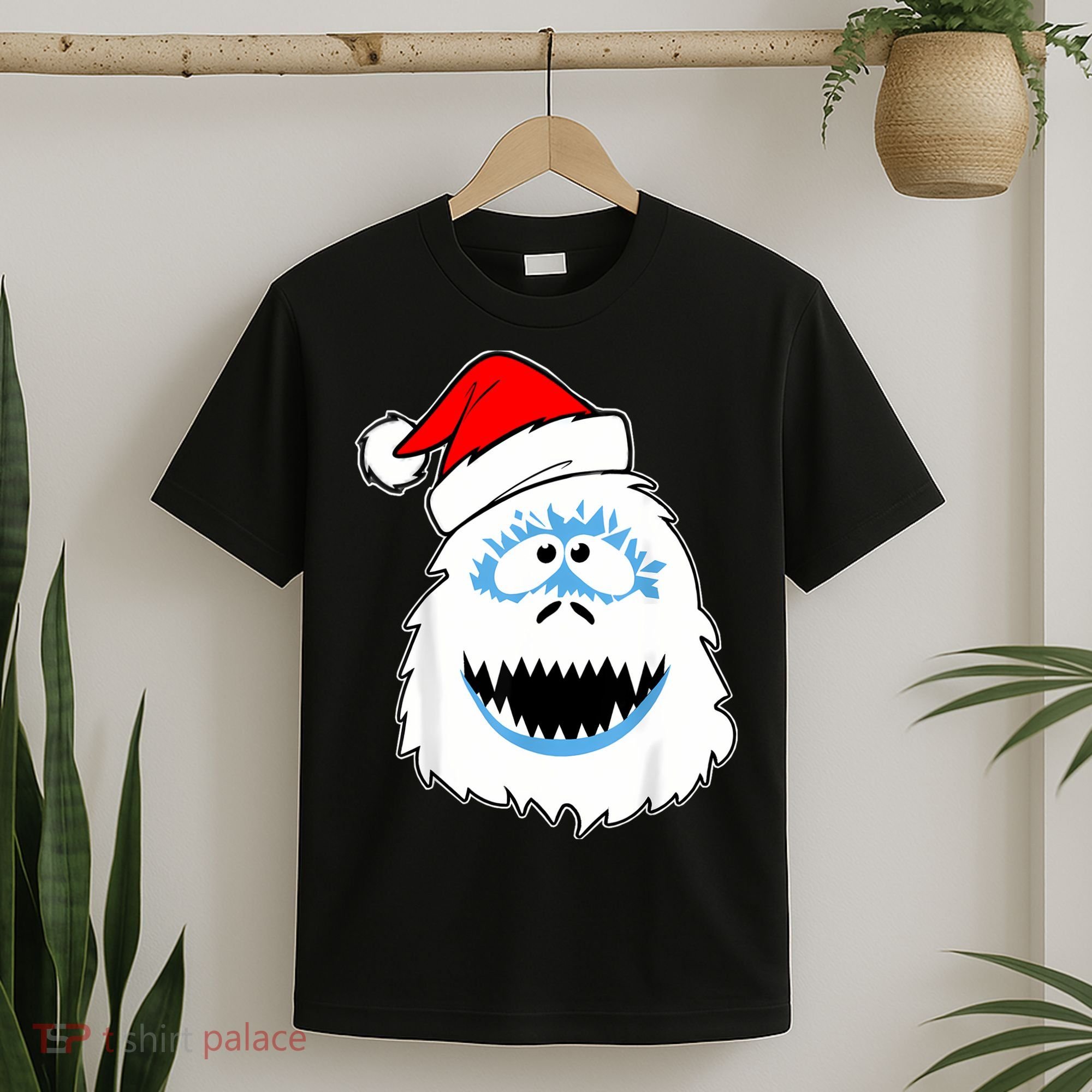 Funny Xmas Abominable Snowman Bigfoot Yeti Retro Christmas T-Shirt